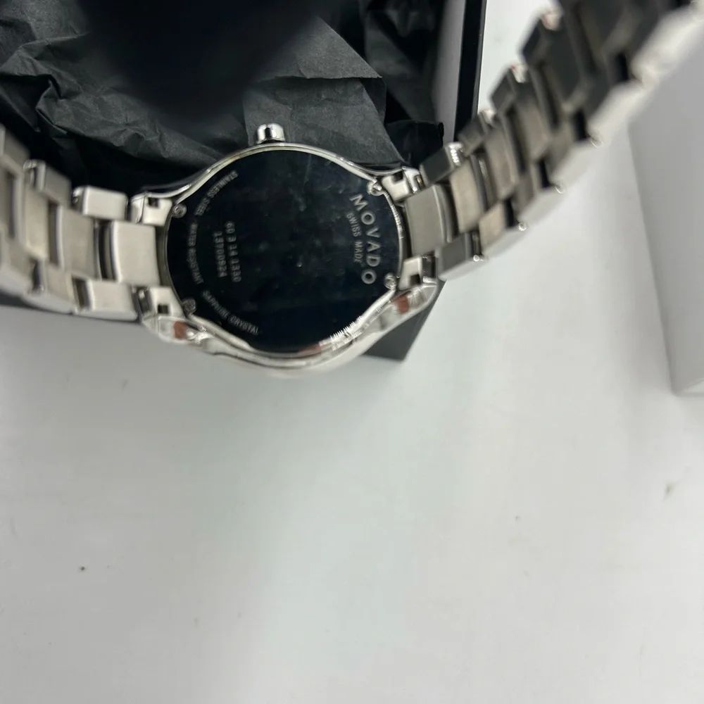 Women's Movado Bellina 36 mm Swiss made mother-of-pearl face watch NEW